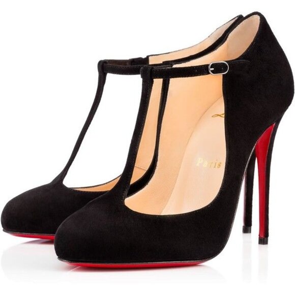 Christian Louboutin Shoes - Christian Louboutin TPoppins SUEDE Pumps 100 mm